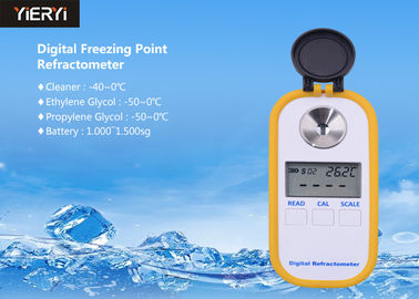 Réfractomètre de Digital de poche de point de congélation pour la chaîne de Temp de la batterie de voiture -40°C-0°C