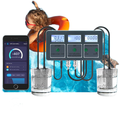 Kit professionnel de test de l'eau 8 en 1 analyse complète contrôle APP intelligent capteurs de haute précision