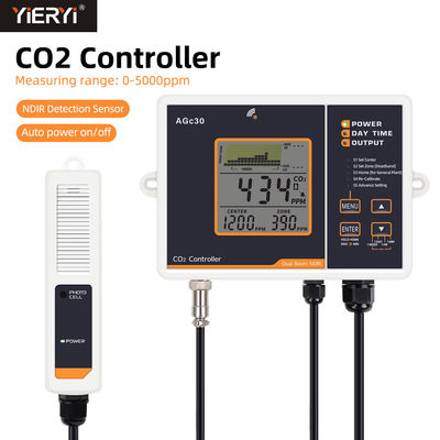 Sensor de CO2 NDIR de 5000 ppm avec mode automatique jour/nuit