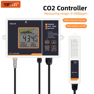 Détecteur portable de CO2 avec LCD et capteur à double canal
