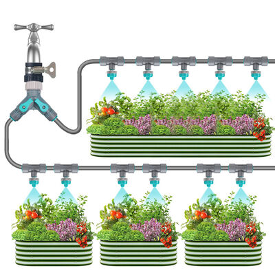 Système d'irrigation par micro-pulvérisation intelligent - Kit d'irrigation goutte à goutte automatique économe en eau avec installation facile à faire soi-même pour des applications polyvalentes