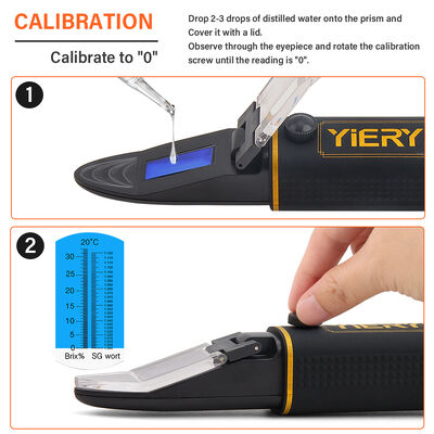 Réfractomètre à saccharose multi-gammes : un outil polyvalent pour mesurer différents niveaux de sucre dans diverses applications industrielles
