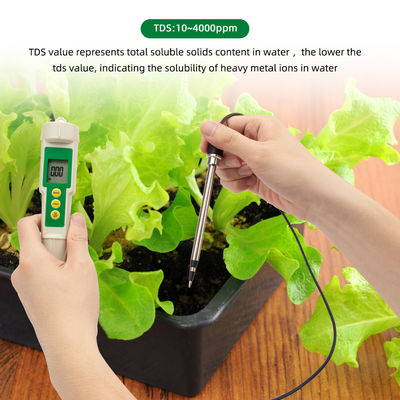 Testeur portable d'humidité du sol Outil de mesure précis pour l'agriculture Jardinage Aménagement paysager et surveillance de l'environnement