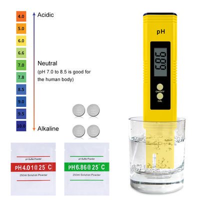 Type de stylo de compteur pH d'affichage à cristaux liquides Digital de Protable appareil de contrôle de pH pour le vin/urine de l'eau de Driking d'essai