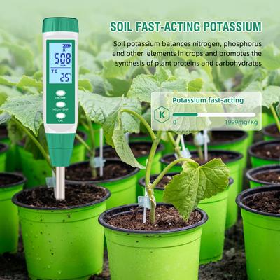 Testeur de sol NPK de haute précision, détecteur de sol d'azote, de phosphore et de potassium pour la ferme de serre Garde