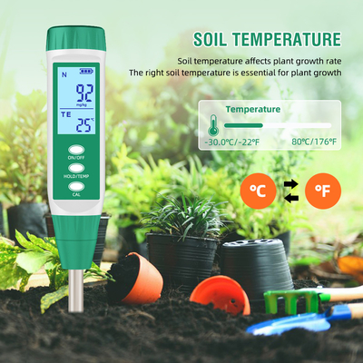 Testeur de sol NPK de haute précision, détecteur de sol d'azote, de phosphore et de potassium pour la ferme de serre Garde