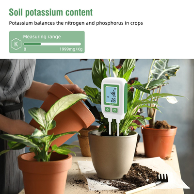 Plastique YIERYI YG-09 Mètre de fertilité du sol / Npk Testeur de sol Léger