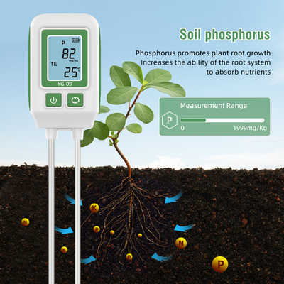 Plastique YIERYI YG-09 Mètre de fertilité du sol / Npk Testeur de sol Léger