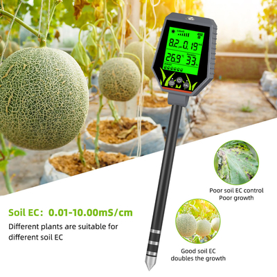 YIERYI 6 en 1 PH / CE / Humidité / lumière du soleil / Humidité de l' air