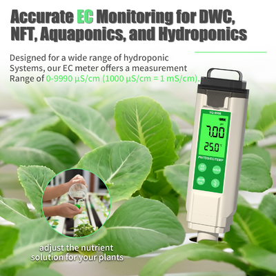 YiERYi YG-9908 Testeur de qualité de l' eau 4 en 1 PH / TDS / EC / température stylo de test multifonctionnel avec conception portable de haute précision