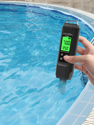 YIERYI YG-9909 Testeur numérique de la qualité de l'eau 5 en 1 Testeur de pH de haute précision pour jardin de ferme