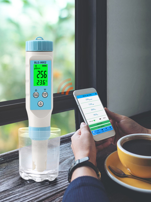 Yieryi BLE-9902 3 en 1 Bluetooth pH EC Mètre de test complet de l'eau pour les piscines