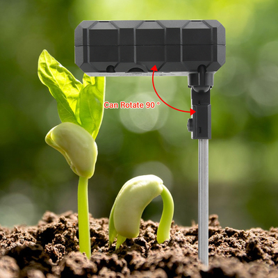 Détecteur de sol 6 en 1 -- pH, humidité, température, lumière, humidité, test de fertilité -- idéal pour une utilisation en intérieur, extérieur et jardin.