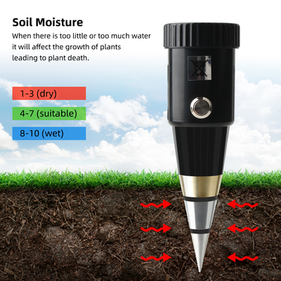 Kit de test de sol respectueux de l'environnement Mesurer l'acidité et l'humidité du sol pour une croissance optimale des plantes