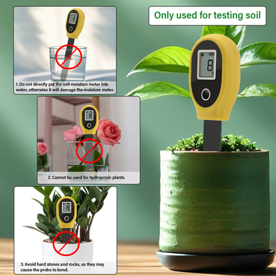 Capteur portable d'humidité du sol pour plantes d'intérieur et pelouses