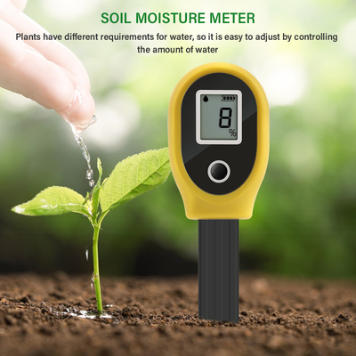 Dispositif de surveillance pratique de l'humidité du sol avec grand écran LCD et boîtier en plastique ABS
