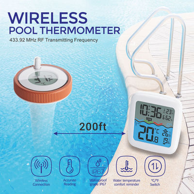 Thermomètre de piscine flottante sans fil