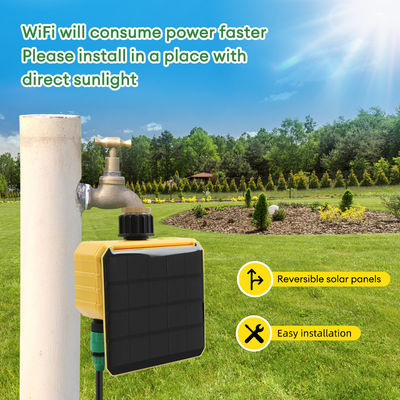 Contrôleur d'irrigation WiFi solaire intelligent avec capteur de pluie d'application