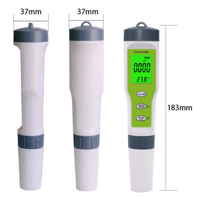 Testeur de qualité de l'eau 3 en 1 - pH/CE/Température avec ATC pour la maison, l'aquarium et le laboratoire