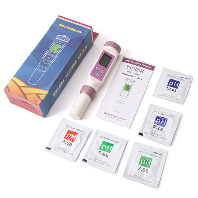 Testeur de qualité de l'eau Bluetooth Smart 7 en 1 - pH/CE/TDS/ORP/Sel/Densité/Température pour la maison, le laboratoire et l'aquaculture