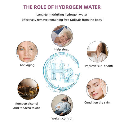 Testeur de qualité de l'eau hydrogénée 4 en 1 - Mesureur H₂/pH/ORP/Temp pour la santé, l'aquaculture et le laboratoire