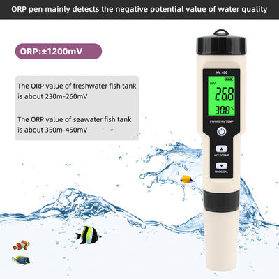 Testeur de qualité de l'eau hydrogénée 4 en 1 - Mesureur H₂/pH/ORP/Temp pour la santé, l'aquaculture et le laboratoire