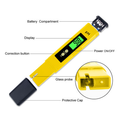 Stylo détecteur de pH de haute précision, mesureur d'acidité pH02, stylo de test d'acidité et d'alcalinité, aquarium, pH-mètre, détecteur de qualité de l'eau