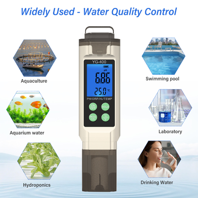 Analyseur de qualité de l'eau tout en un PH/ORP/hydrogène/température Testeur d'eau