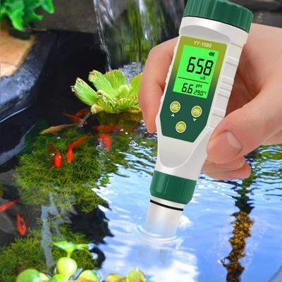 Mètre de pH multiparamètres 5 en 1 avec rétroéclairage pour laboratoire et aquarium pH, TDS, salinité, EC, testeur de température