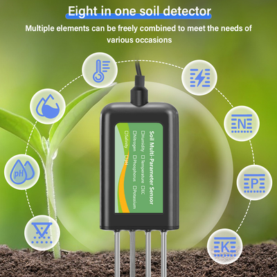 Capteur de sol 8-en-1 pour Android NPK PH Humidité EC Salinité