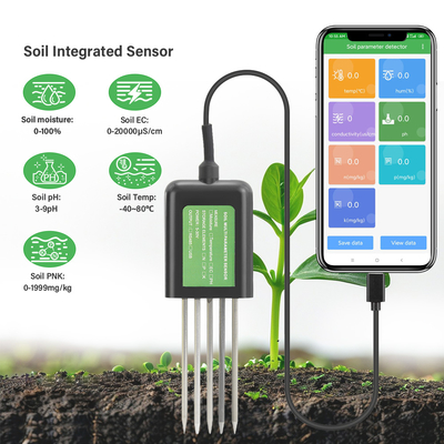 7 en 1 capteur de sol USB Testeur de sol Soil agricole EC PH NPK compteur de nutriments Pour Android