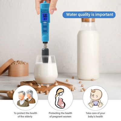 Étalonnage automatique du pH-mètre sonde remplaçable pour la culture hydroponique sol fromage viande eau de laboratoire