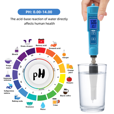Étalonnage automatique du pH-mètre sonde remplaçable pour la culture hydroponique sol fromage viande eau de laboratoire