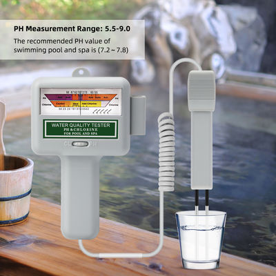 Testeur CL2 2 en 1 Qualité de l'eau PH & Chlore PC-102 - Testeur de piscine et d'aquarium de haute précision