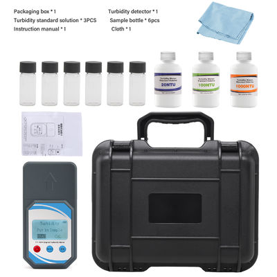 Mesureur de turbidité numérique portable 0-1000 NTU ± 0,8% de précision