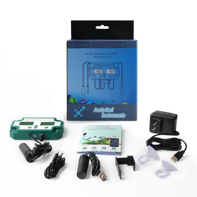 Smart Tuya Wifi Digital PH Meter with Data Logger Function and 6 in 1 TDS.EC.PH.Salinity.G.S.Temp for Hydroponics