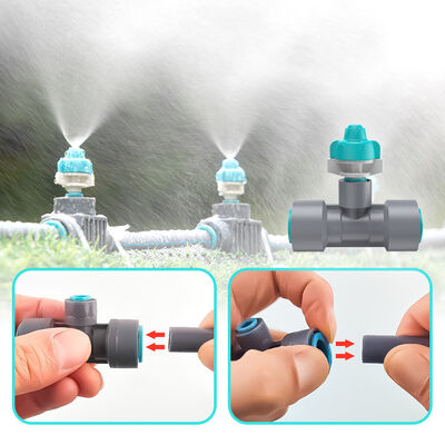 Système d'irrigation par micro-pulvérisation intelligent - Kit d'irrigation goutte à goutte automatique économe en eau avec installation facile à faire soi-même pour des applications polyvalentes