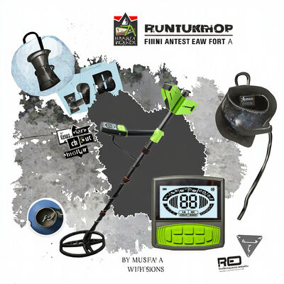 M55 Gold Metal Detector With 7kHz Frequency And >20cm Sensitivity For Underground Detection With Digital Display