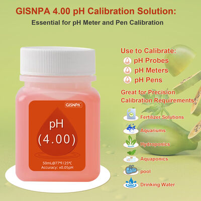 Solution de calibrage de pH et liquide pour électrode pour flacons de 50 ml et 30 ml avec support de personnalisation OEM