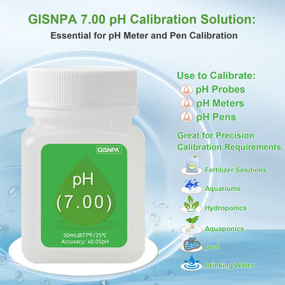 Solution de calibrage de pH et liquide pour électrode pour flacons de 50 ml et 30 ml avec support de personnalisation OEM