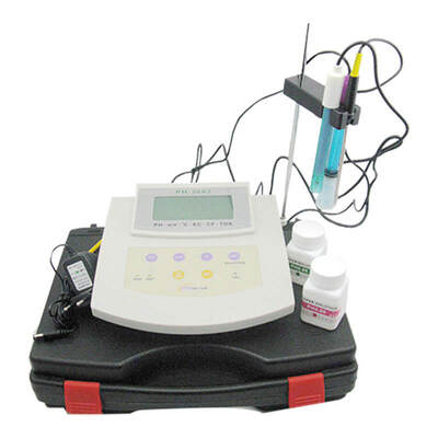 YIERYI PH-2603 pH-mètre multifonctionnel 6 en 1 avec une précision de pH de 0,01 pour les tests de qualité de l'eau en laboratoire