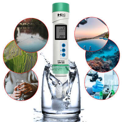 Testeur d'ORP étanche à l'eau avec étalonnage numérique et électrodes en platine amovibles pour l'analyse de la qualité de l'eau