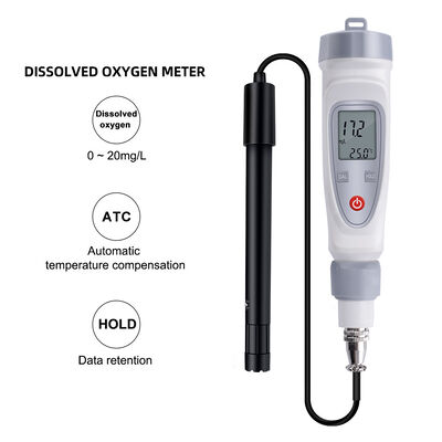 Yieryi JPB-70A Dissolve Oxygen Meter Portable Digital avec une plage de test de 0-20mg/L et une compensation automatique de température