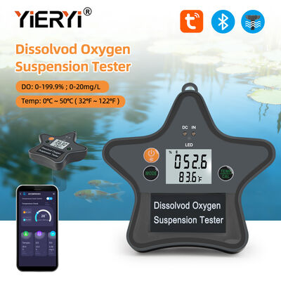 Compteur intelligent d'oxygène dissous Bluetooth avec une plage de 0 à 20 mg/L et chargement magnétique pour l'aquaculture et les laboratoires