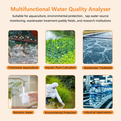 Compteur intelligent d'oxygène dissous Bluetooth avec une plage de 0 à 20 mg/L et chargement magnétique pour l'aquaculture et les laboratoires