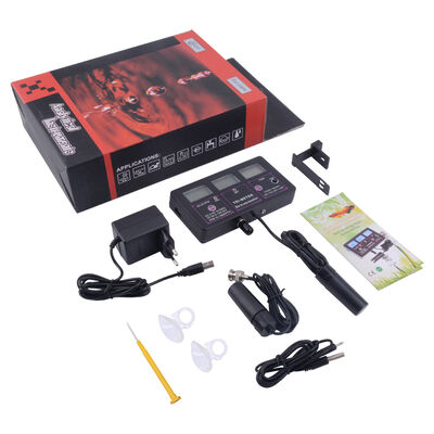 Testeur de qualité de l'eau 6 en 1 avec écran LCD et compensation automatique de la température pour PH TDS EC CF RH TEMP