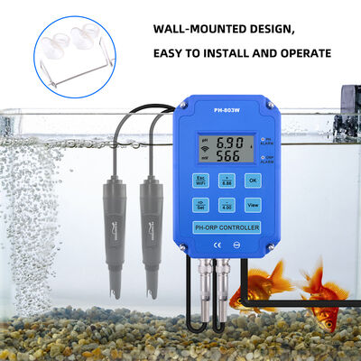 Contrôleur redox PH ORP de sortie WiFi avec sonde BNC remplaçable et électrodes doubles pour la culture hydroponique d'aquarium
