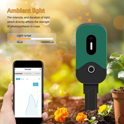 Tuya Smart Zigbee Tester Soil Sensor Température Humidité Illuminance Instrument de mesure de l'humidité du sol Zigbee