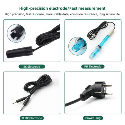 Tuya Wifi contrôleur de surveillance EC en ligne ph-mètre avec fonction d'enregistrement de données testeur de surveillance hydroponique de la qualité de l'eau