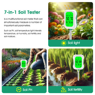 Testeur de sol de précision 7 en 1 pour une santé optimale des plantes pour les jardiniers
